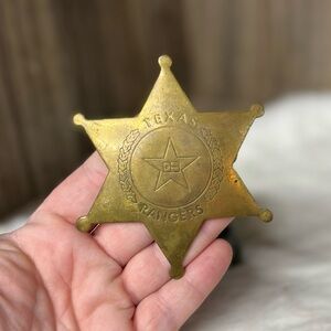 Vintage Brass Texas Rangers Star